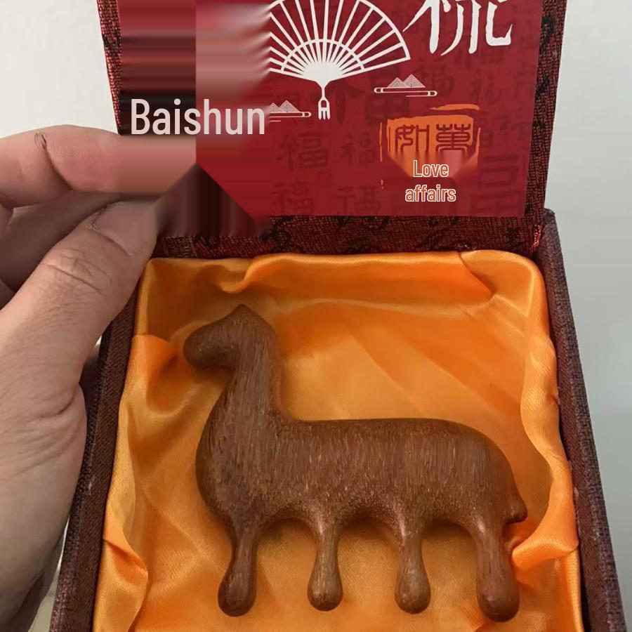 Hochwertiges Sandelholz-Kamm-Geschenkset für Lehrer – Durchdachtes Geburtstags- und Gesundheits-Souvenir für Mädchen