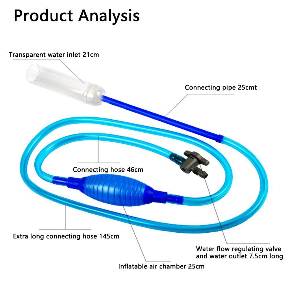 

Новый очиститель насоса, инструмент для пылесоса, фильтр для аквариума, мгновенный сифон, очиститель песка
