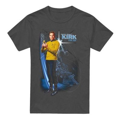 STAR TREK Unisex Adult Galactic Captain Kirk T-Shirt