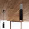 Lampa Wisząca Borigio 3 Gu10 Czarny  Beton Sollux Sl.1081