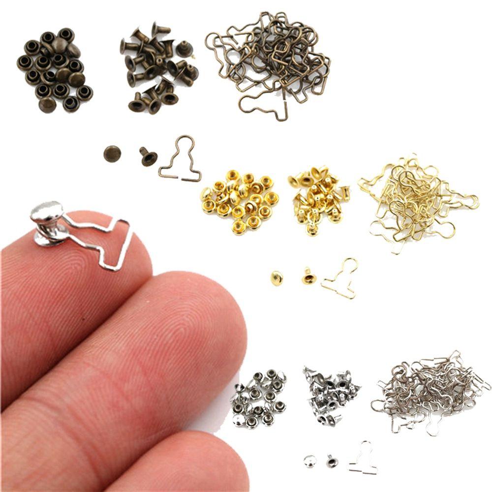 Sale DIY Sewing Accessory Doll Belt Buttons Trousers Bags Accessories Dolls Buckles Metal Buckle
