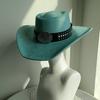 Cappello fedora western cowboy classico con top concavo convesso in camoscio a tesa larga uomo e donna cappello da cowboy moda festa cappello a tesa larga cowgirl