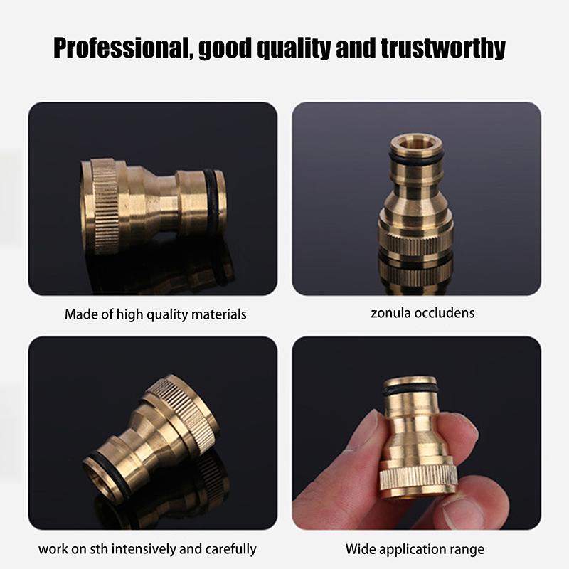 1/2 Universal Tap Kitchen Adapters Brass Faucet Watering Garden Tools Tap Connector Mixer Hose Adaptor Basin Fitting