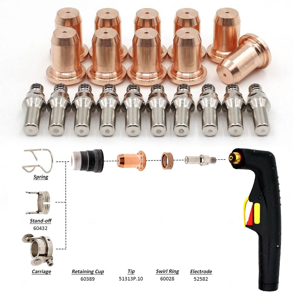 For IPT 60 Torch For PT 60 Torch Plasma Torch Electrode IPT 60 Plasma Torch For Plasma Cutting 1 0mm High Reliability