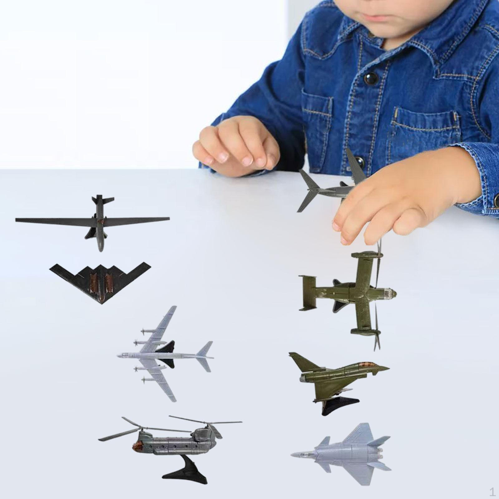 

8 шт. DIY модель самолета миниатюрная сборка легкая многофункциональная высокая имитация Style B