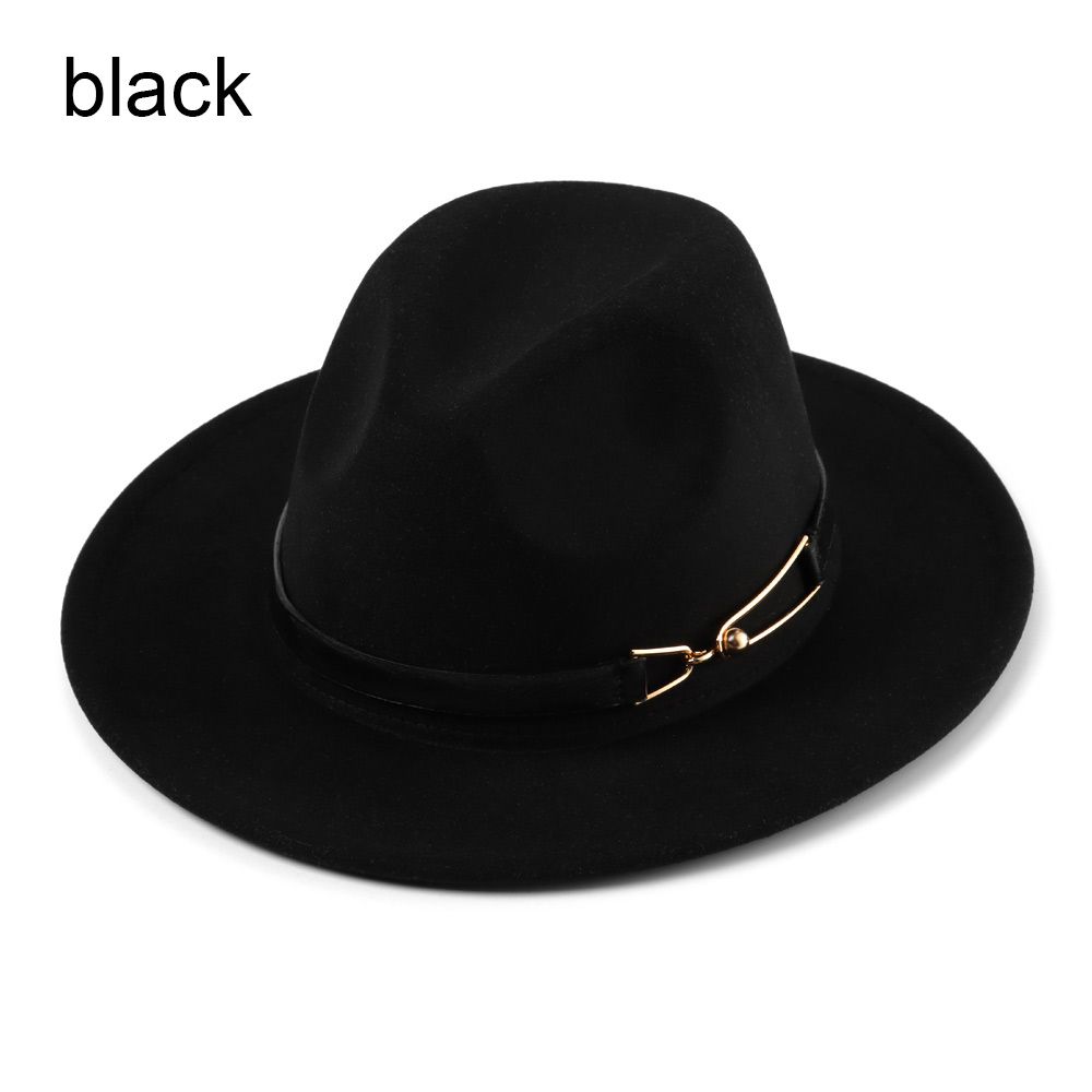 Wide Brim Hat Sun Hat Top Hats Jazz Cap 