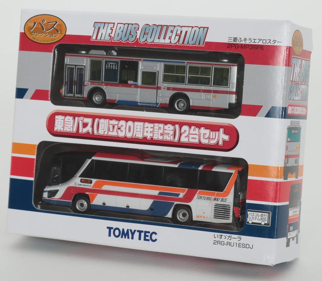 The Bus Tokyu Bus 30th Anniversary Set of 2 Diorama Models Collection (Product Code 317371)