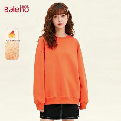 Baleno Women's 2025 Winter Fleece Lined Crewneck Sweatshirt