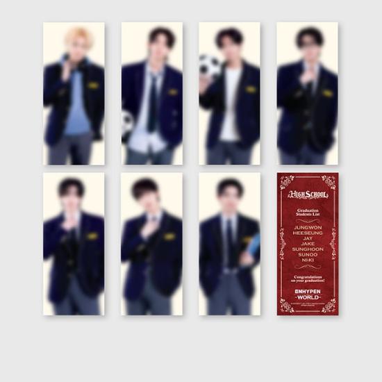 Pre-order ENHYPEN World Coupon Card Collection HIGH SCHOOL Gift ver.