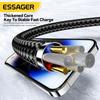 Essager 4-in-1-USB-Kabel Typ C 65 W PD-Schnellladekabel Typ C auf Typ C-Kabel für iPhone 15 14 13 Pro Max iPad HUAWEI Xiaomi