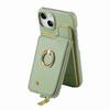 Y3 for iPhone 13 Wallet Case Ring Kickstand Zipper Purse Phone Cover