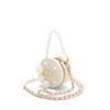 Dior DIY Stil Kosmetiktasche Blasenqualle Goldrose Umhängetasche Tragbare Aufbewahrung Polyesterfaser Fortgeschritten Vielseitig goldrose