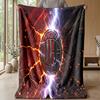 AC Milan Theme Blanket Soft Flannel Blanket Plush Throw Blanket Cozy Sofa Bed Blanket for Home Decor