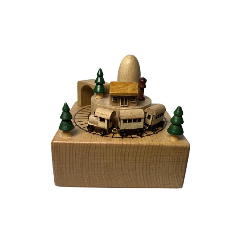 Spring-Wound Birthday Musical Jewelry Box for Girls