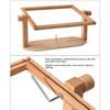 Wood Craft Frame Holder For Handmade Sewing Projects With Smooth Surfaces