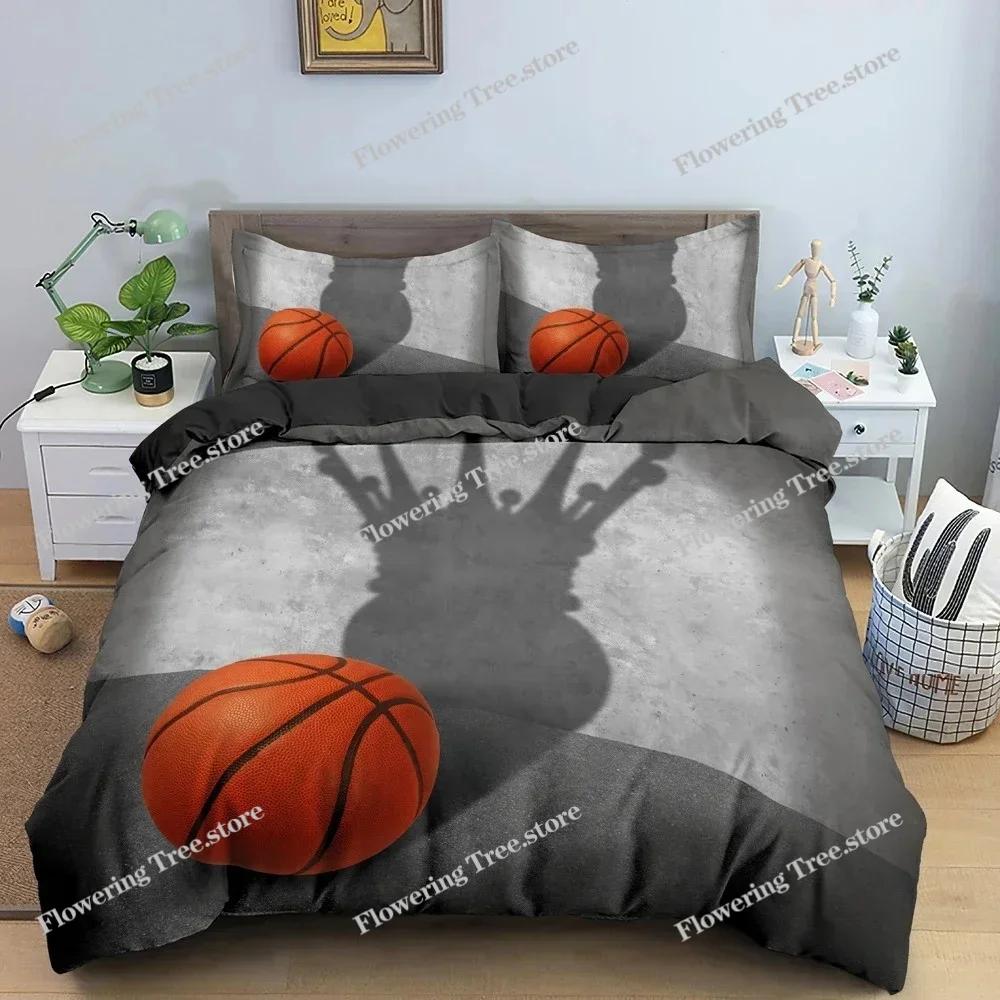 3D Basketball Bedding Set For Boy Bedroom Duvet Cover Comforter Covers Single Twin King Size Quilt Cover Home Textile 3PCS