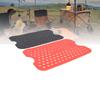 6pcs Fryer Silicone Liner Mats Anti High Temperature Easy to Clean for Microwave Oven Black Red