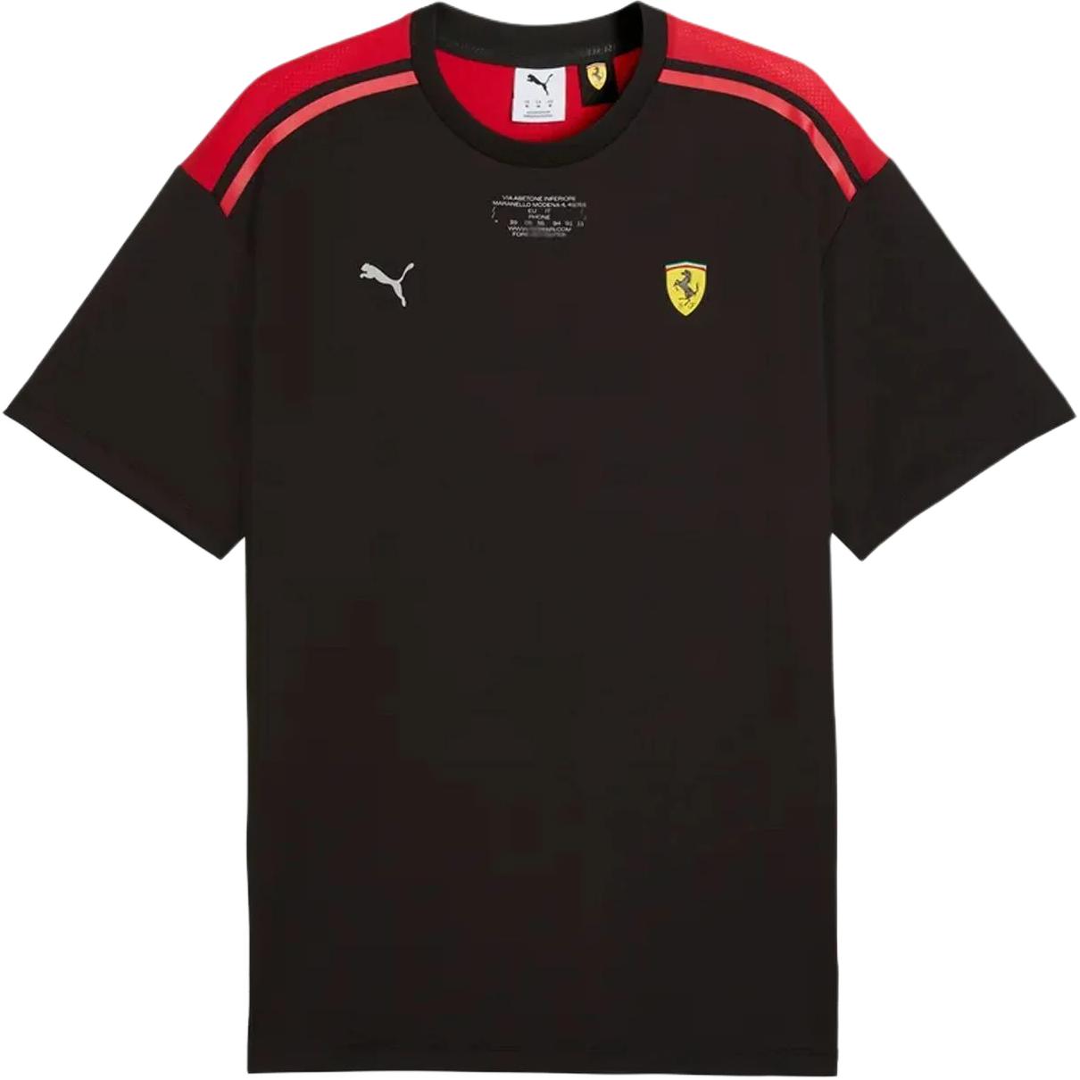 

Puma Striped Logo Round Neck Short Sleeve T-Shirt Men tops 634224-01 XL