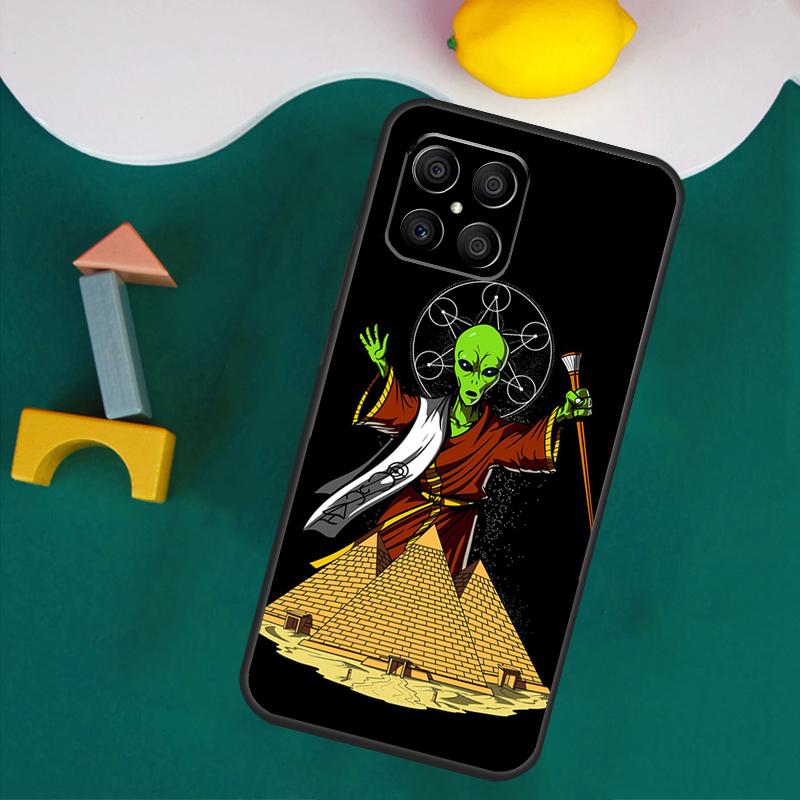 Étui Magique Alien de l'Espace Pour Honor 200 Pro 50 70 90 X9a X8a X8 X9 X8b X9c X9b Honor Magic 7 Lite 5 6 Pro Coque