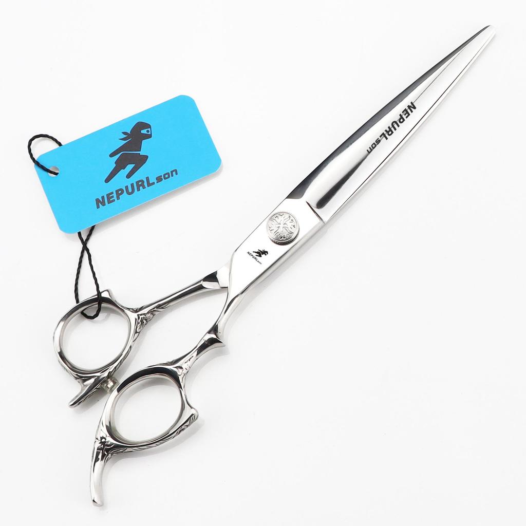 7.0" Professional 440C Pet Hairdressing Scissors Straight Shears with Bag