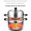 SUPOR 30cm Double-Layer 304 Stainless Steel Steamer Pot