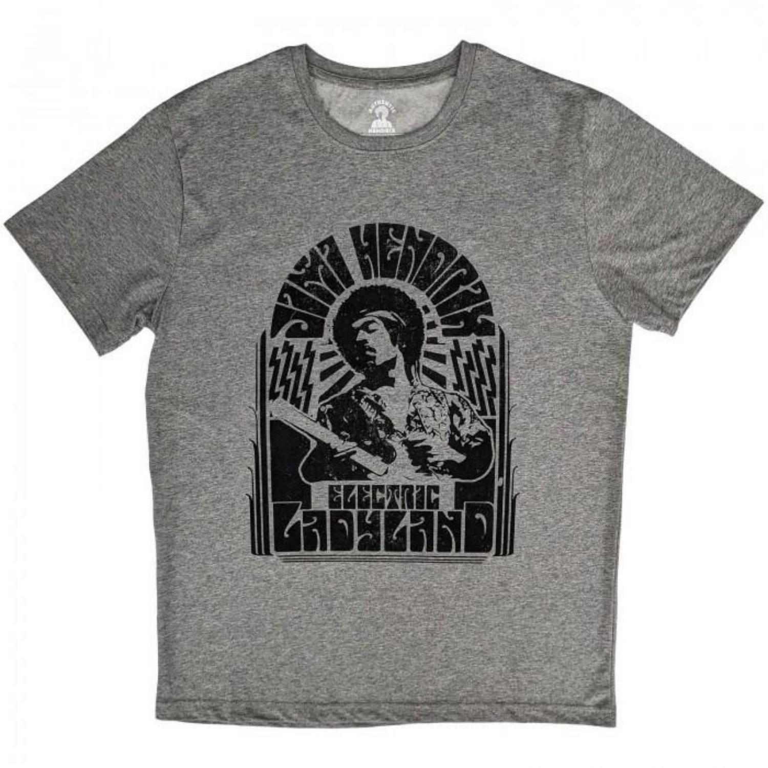 Jimi Hendrix Unisex Adult Electric Ladyland Monochrome T-Shirt S чёрный