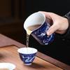 MULTIPOTENT 12-Piece Antique Blue & White Dragon Pottery Gongfu Tea Set