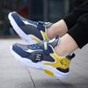 Kinder PU Leder Sneaker Rutschfeste Laufschuhe für Kinder Wasserdichte Sportschuhe Outdoor-Schuhe Atmungsaktiv