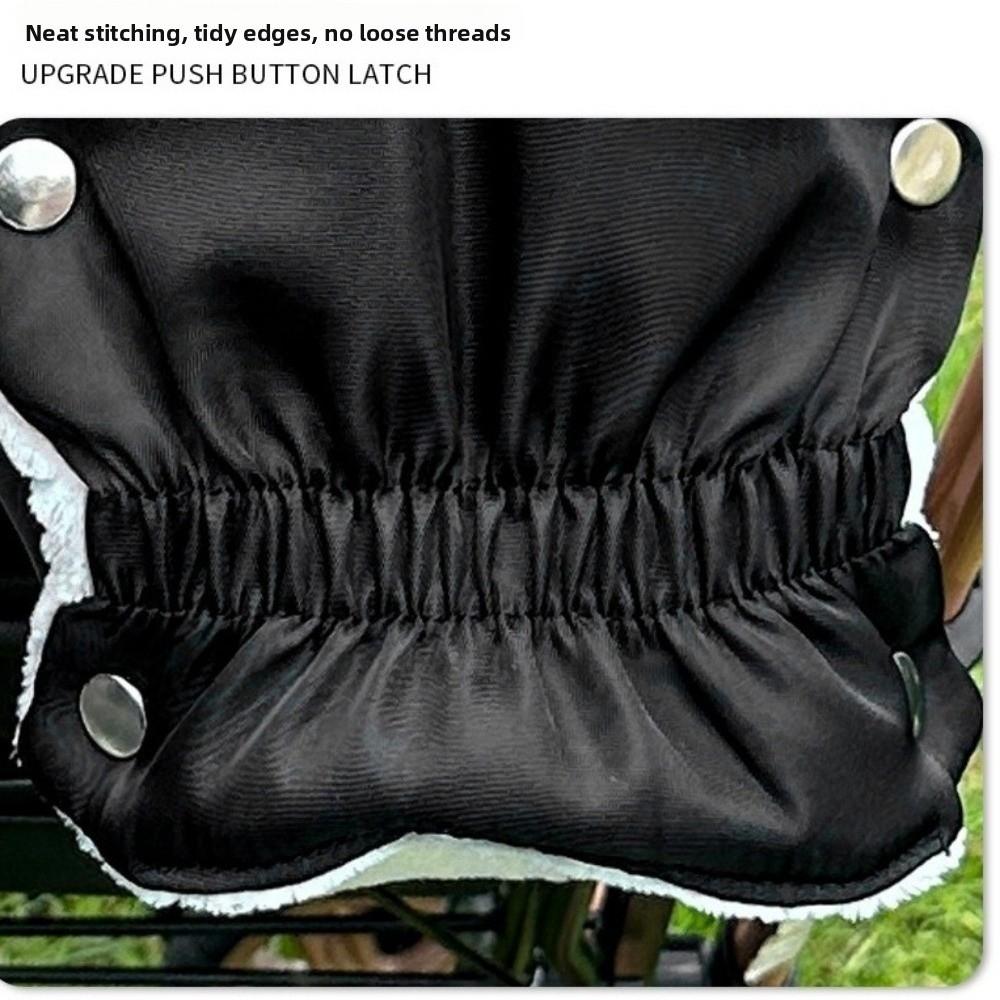 1 Pair Windproof Handrail Gloves Thickened Stroller Mitten Winter Stroller Gloves  Baby Stroller