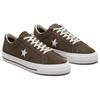 Converse One Star Pro Pro Non-Slip and Abrasion Resistant Low-Top Board Shoes Unisex Brown and White