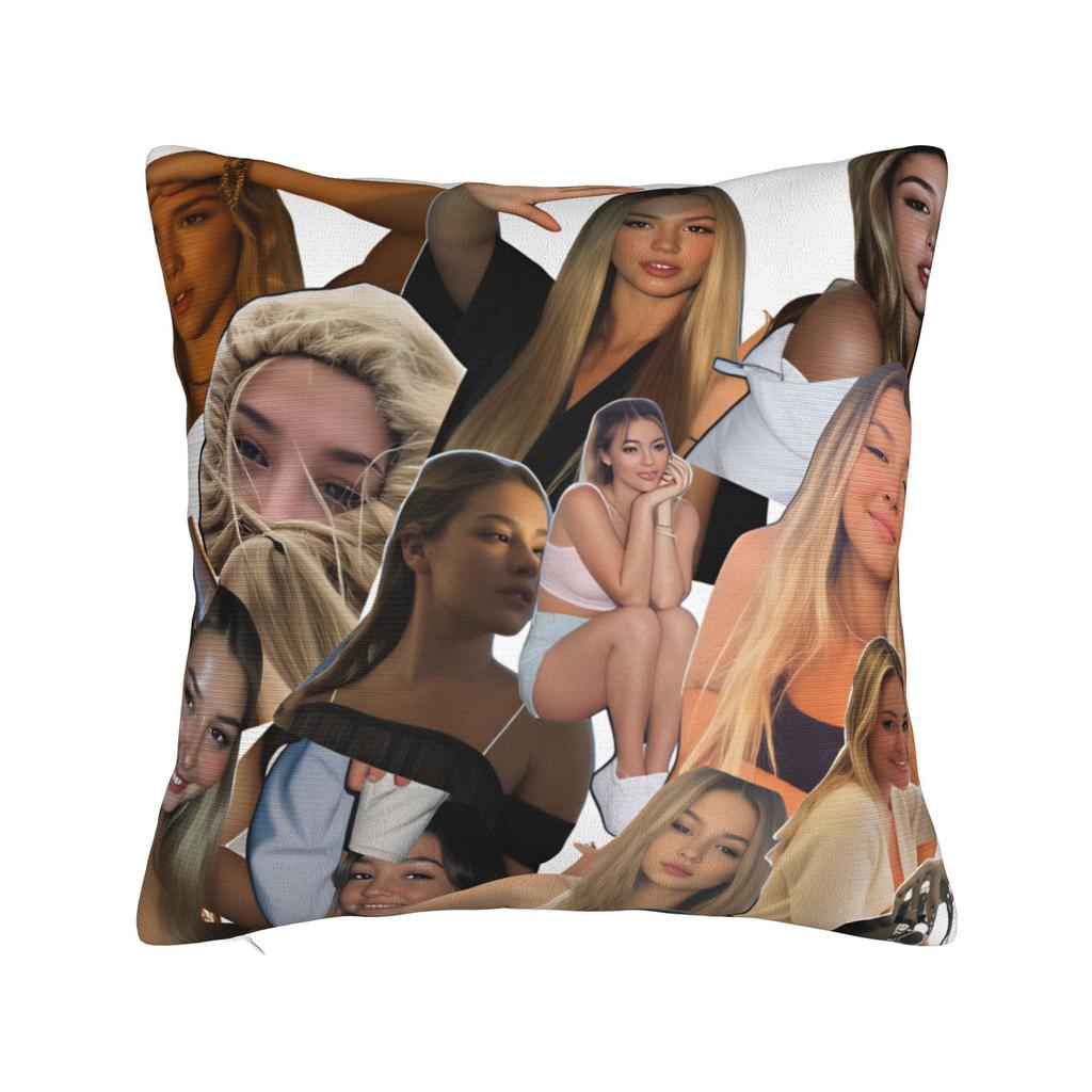 Pillow Cover Madelyn Cline Montage Fashion Pillow Case For Living Room Bed Chair Pillowcases