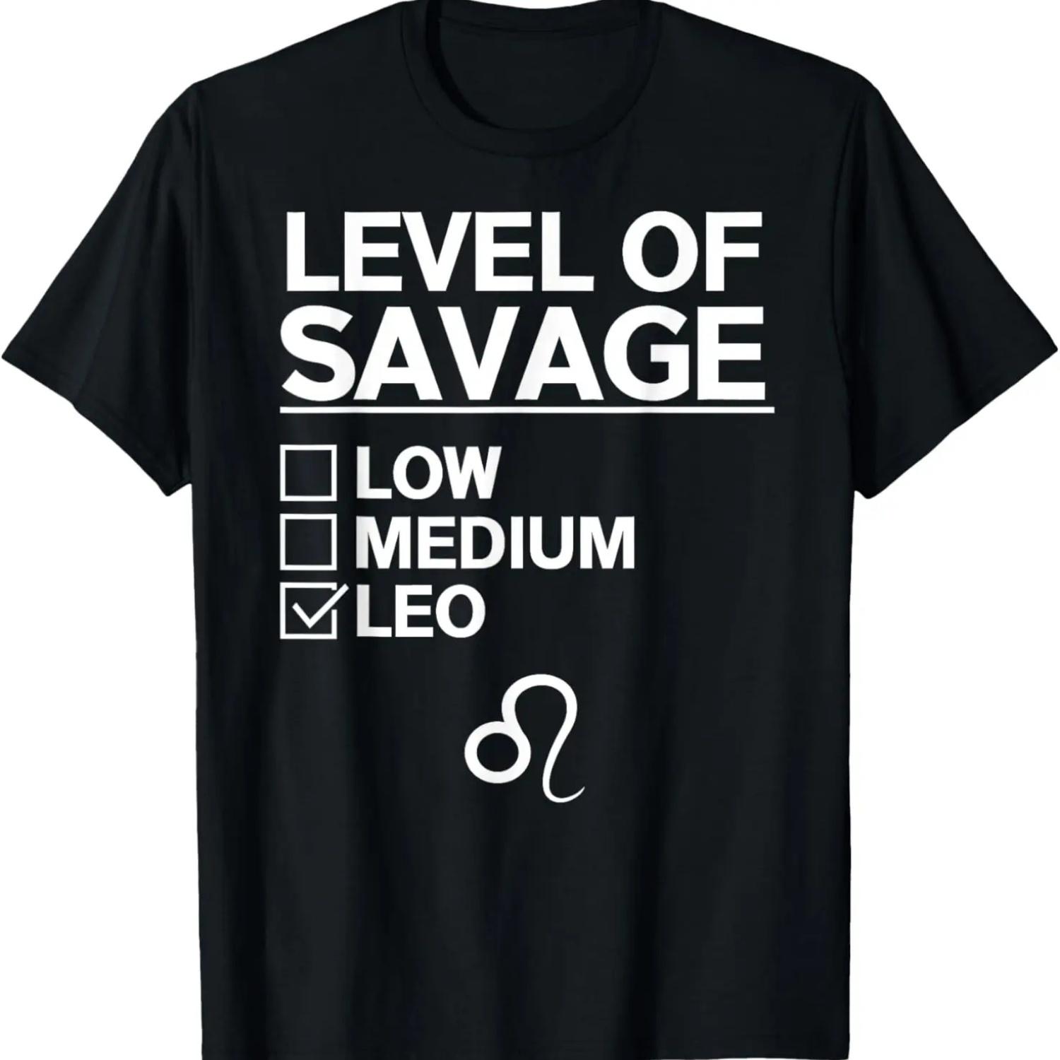 Leo Zodiac Merch - Funny Awesome Leos Design T-Shirt S чёрный