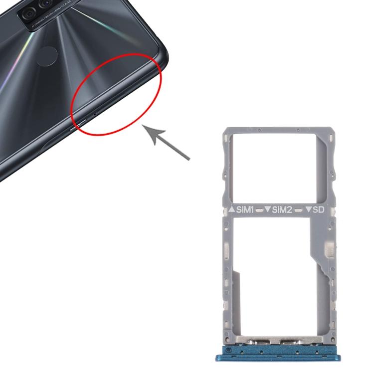 For TCL 20 SE Original SIM Card Tray + SIM / Micro SD Card Tray