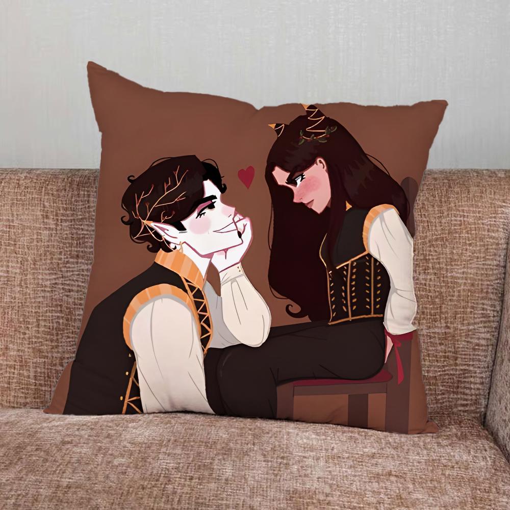 Acotar A Court Of Mist And Fury Pillow Case For Home Bedroom Car Office Decoration Living Room Sofa Cushion Cover Suitable