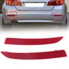 Car Tail Light Rear Bumper Reflector Lights Red Lens for BMW 5-Series 530dX/535d/528i F10/F18 Sedan 2014-2017 Facelift