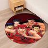 Slam Dunk Printed Round Rug Carpet Chair Rug Area Rug Entryway Doormats,for Office Chair Living Room Bedroom Kitchen Room.