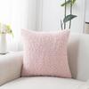 Solid Color Plush Pillow Cover Teddy Velvet Thicke Pillowcase Ultra-Soft Modern Minimalist Sofa 40/45cm Cushion Cover Home Decor