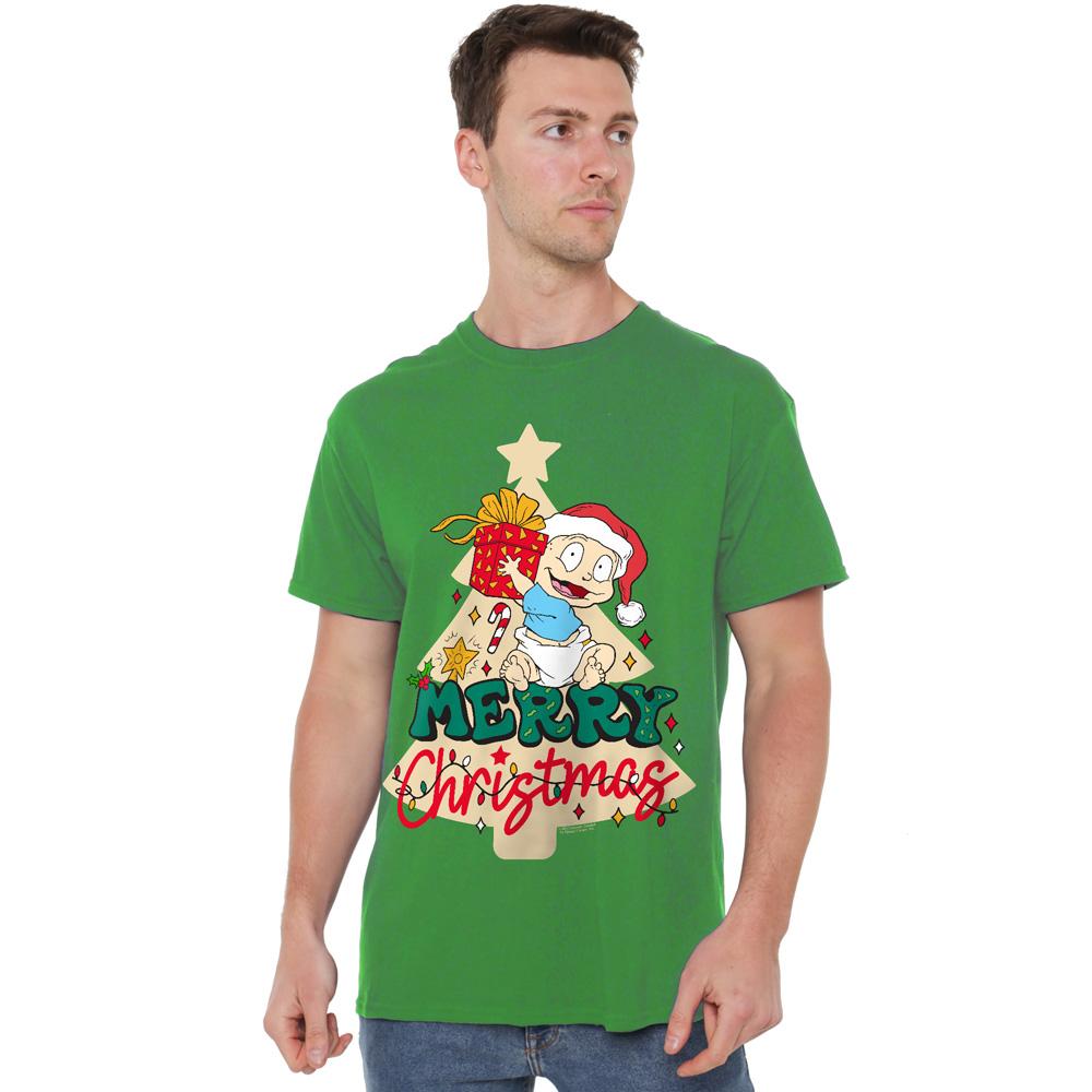 Rugrats Mens Merry Christmas Tommy Pickles T-Shirt