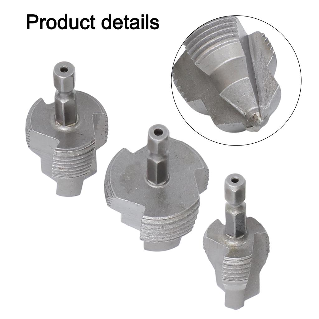 Tapping Drill Bit 3-in-1 Drill Bit Pipe Repair Home Improvement 1 Inch 32MM High Speed Steel Drill Bit Drilling