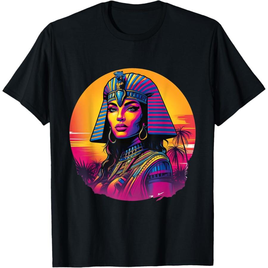 Cleopatra Synthwave T-Shirt S