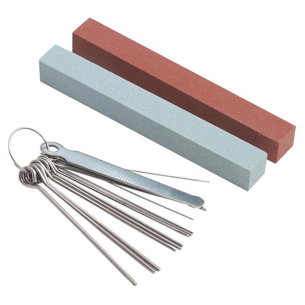 Multi-color Guitar Polishing Tool Stainless Steel+Sharpening Stone Fret Polishing Tool For Guitar