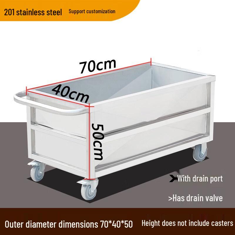 Movable Stainless Steel Multi-Purpose Prep Sink