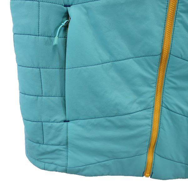 patagonia Zip Best M Greenish Logo embroidery, thin padding, outdoor Women Used