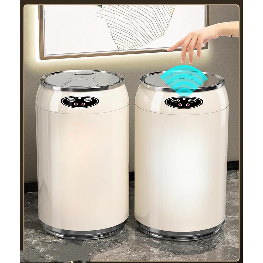 10L Household Large Capacity Storage Bucket Living Room Creative Electric Automatic Paper Basket Smart Induction Rubbish Bin