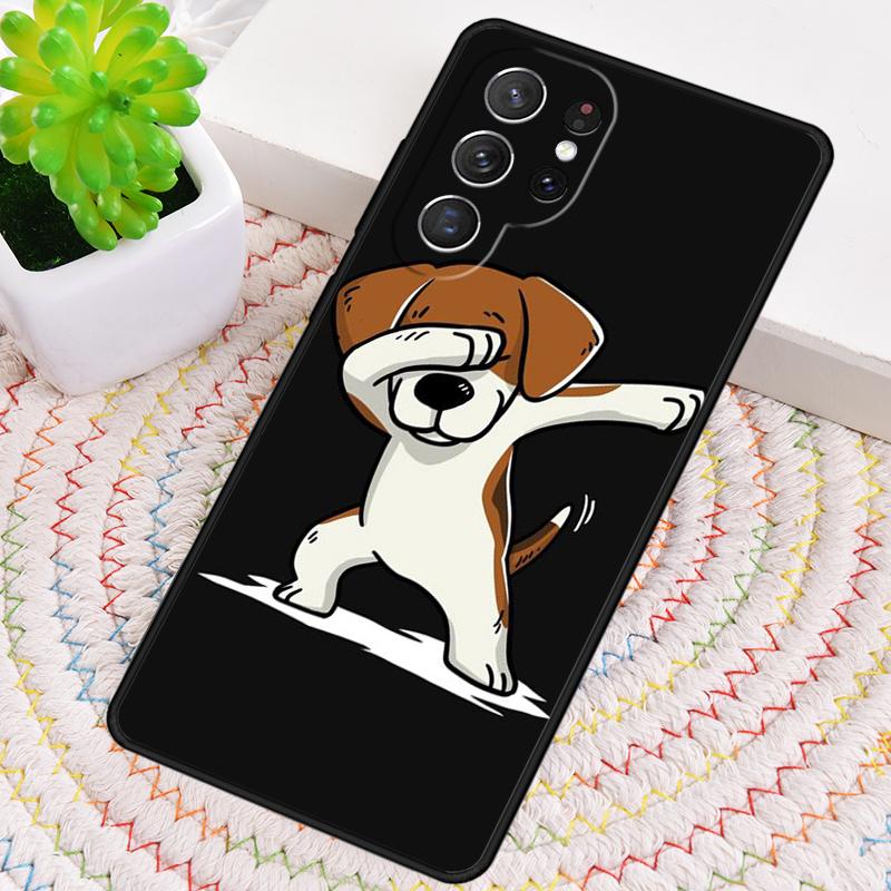 Beagle Dog Cute Cartoon Phone Case for Samsung Galaxy Note 10 Pro S26 Ultra S23 S24 FE S25 S21 S22 PLUS Shockproof Cove
