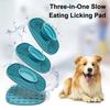 Pet Slow Feeder Mat Collapsible Silicone Dog Food Bowl with Lick Mat Slow Feeding Puzzle Bowl for Dogs And Cats