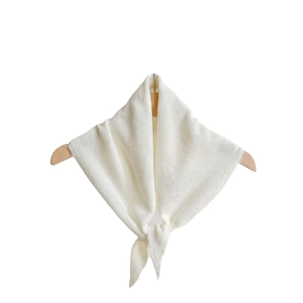 Striped Cross Scarves Wool Cross Neckerchief Sweet False Collar Women