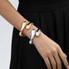 Design Geometric Smooth Light Luxury Bracelet Bracelet Personalized Plain Ring Jewelry