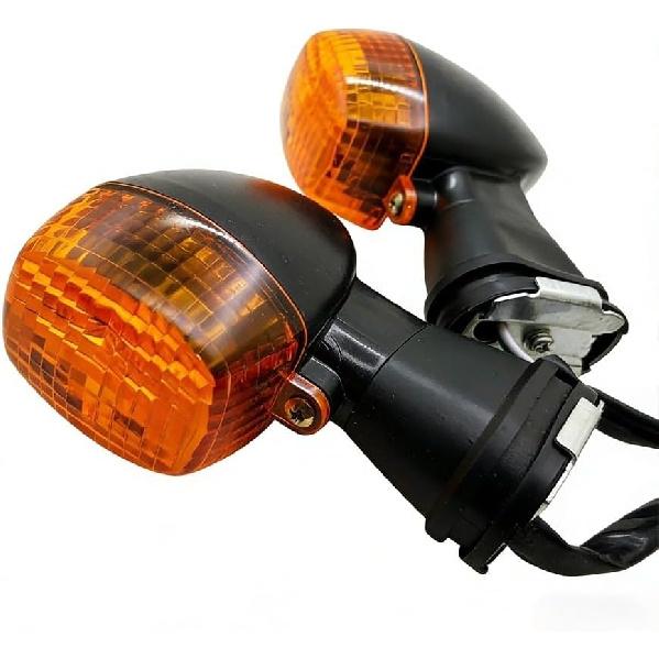 

1 Pair Front Motorcycle Turn Signal Light Flashers Bulb Motorbike Yellow Indicator For kawasaki ZXR250 ZXR400 ZXR750 Ninja 500R GPZ1100