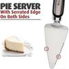 Cake slicer stainless steel pizza shovel cutter scraper double-edged cake shovel (cake shovel) pie shovel pizza shovel - RiRi